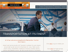 Tablet Screenshot of airportcabservice.com